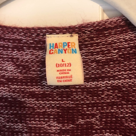 Girls Maroon Sweater - Picture 3 of 4